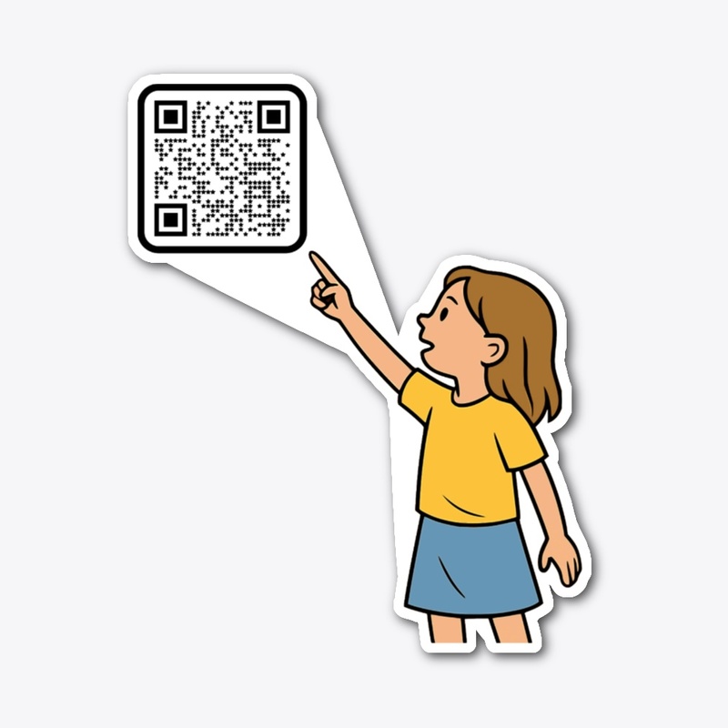 QR-ious Girl