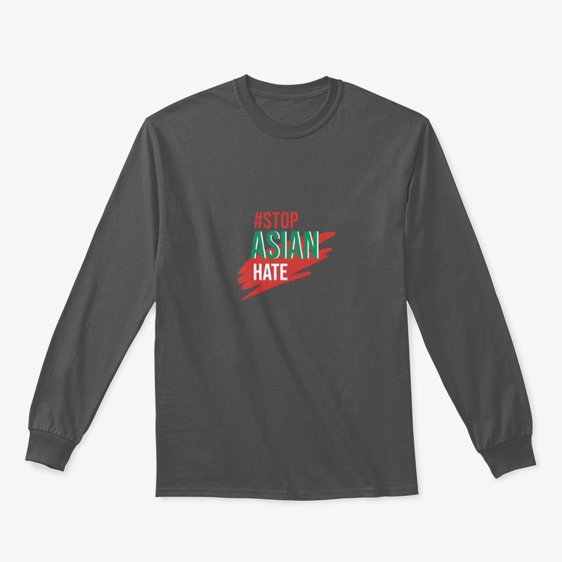 stop asian hate we are human long sleeve