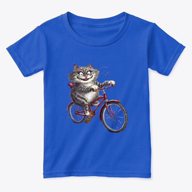 Moose on a bicycle - Mens T Shirt