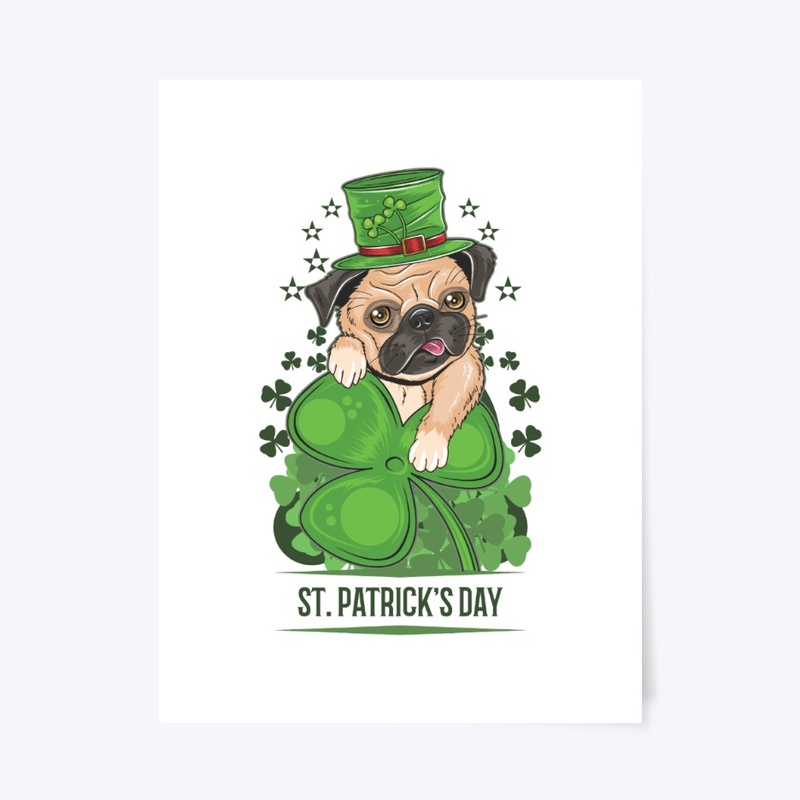 Pug St. Patrick's Day