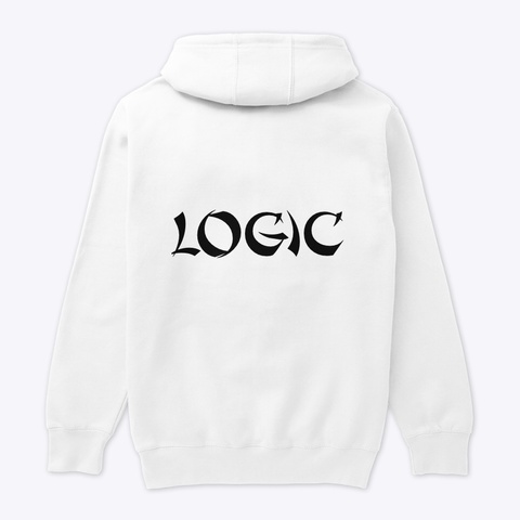 Logic N!Nja White T-Shirt Back