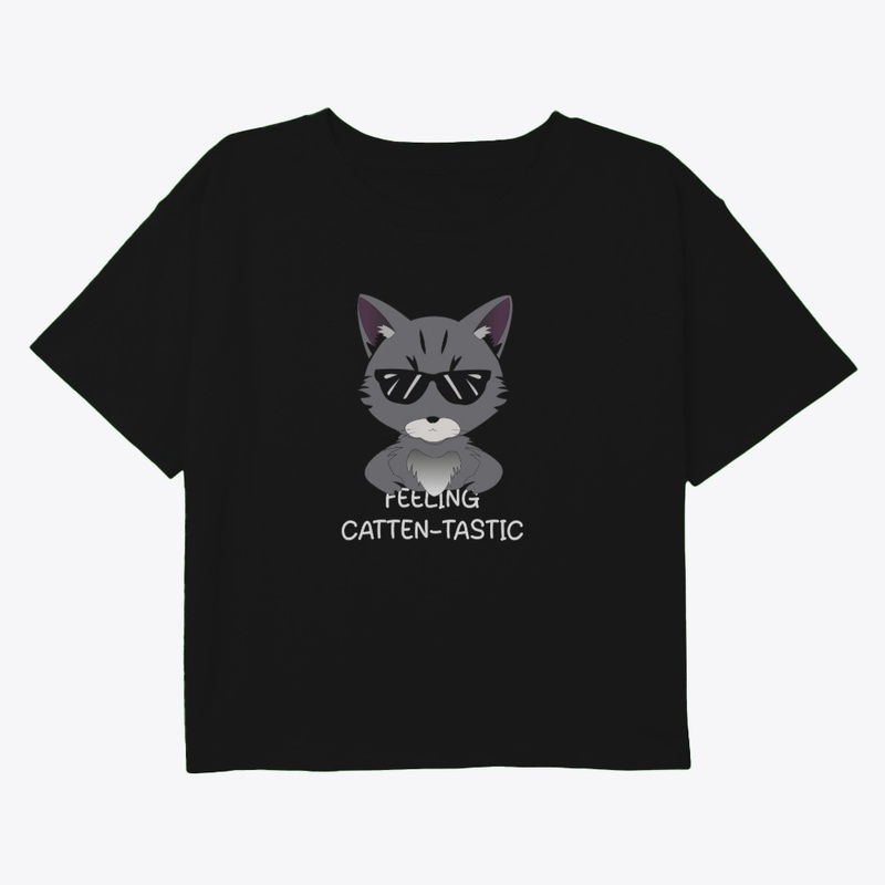Feeling Catten-tastic cat graphic