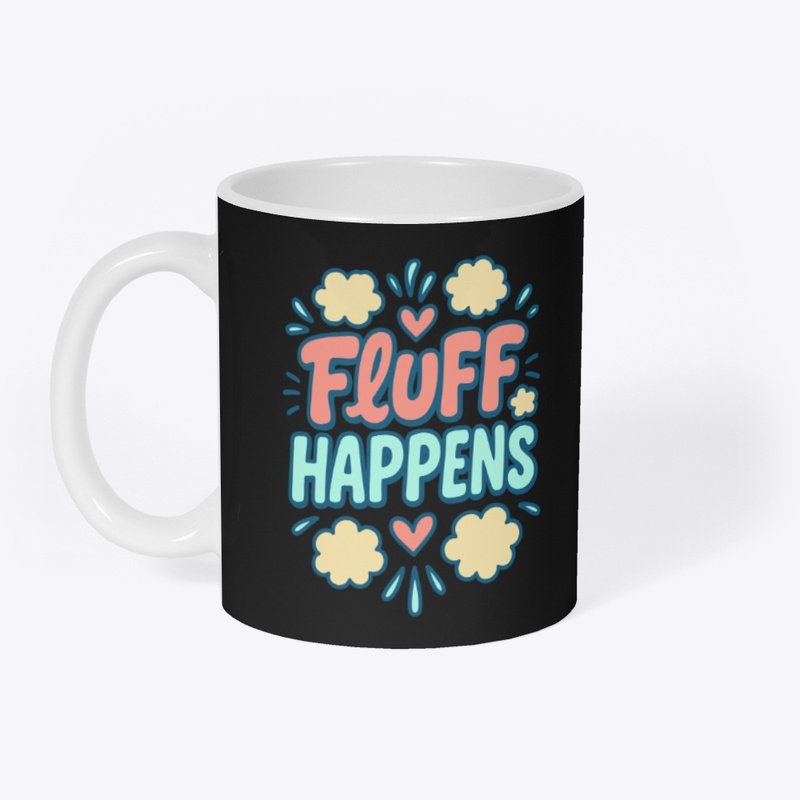 Fluff Happens – Maine Coon Cat Quote Tee