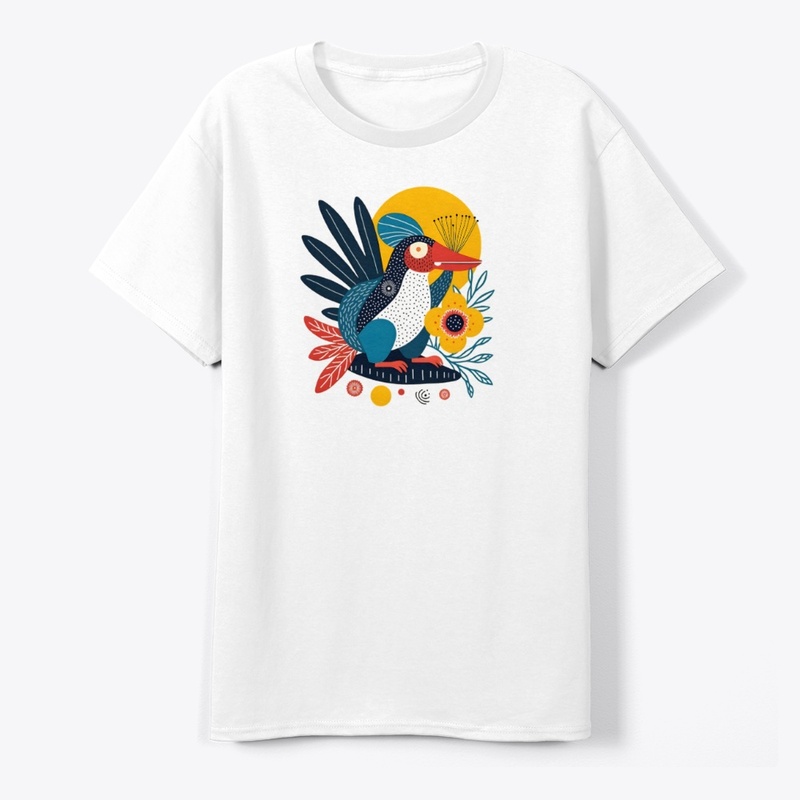 Trendy graphic art T-shirt design
