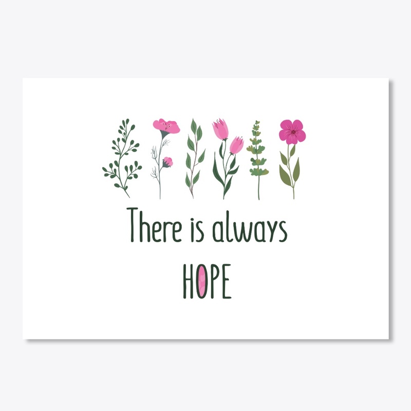 Pink Flowers Gives Hope