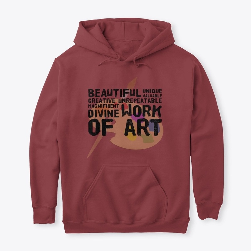 Work of Art (Black Letters)