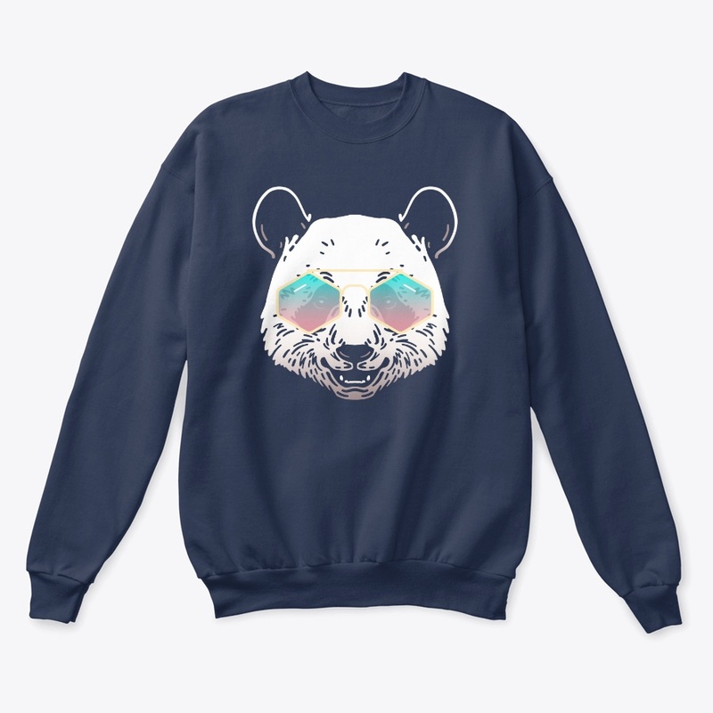 Cute Panda in Sunglasses (Colored+sg10)