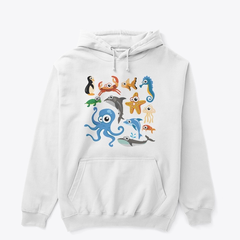 Aquatic Animal - Whale Cartoon