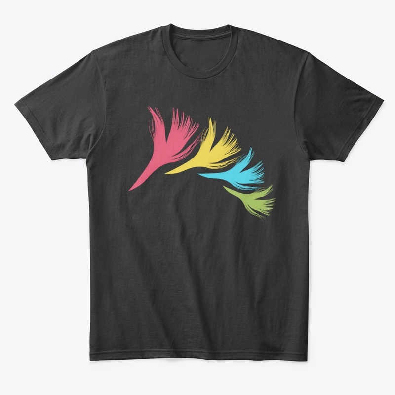 TREE MODERN SIMPLE FEATHER DESIGN