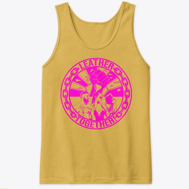 Leather Together - Logo Mono Pink