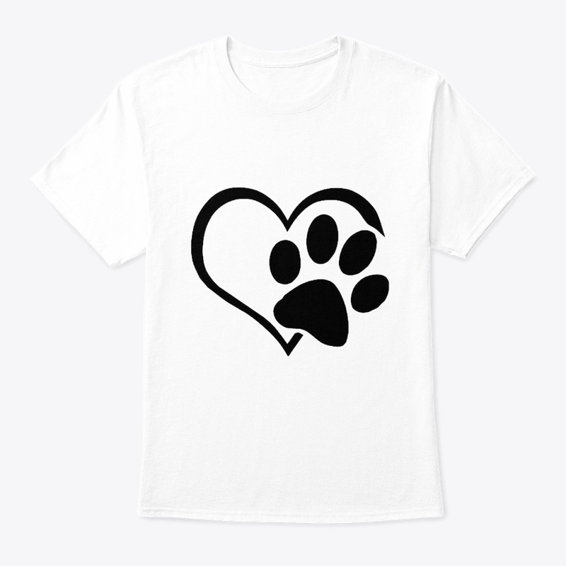 Heart & Dog, Cat Paw Design