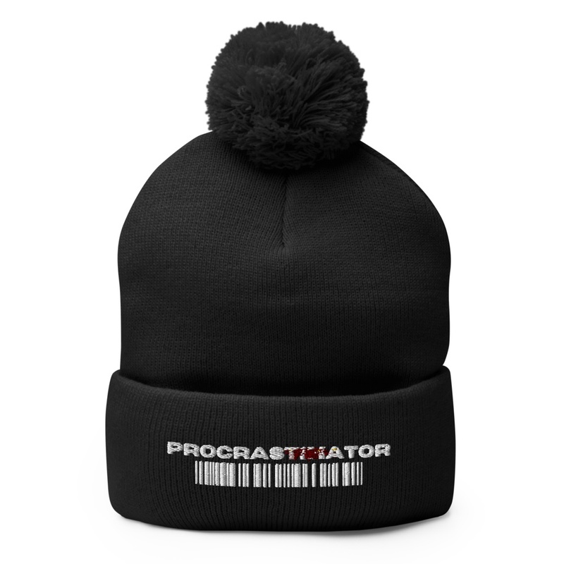 "Procrastinator" Winter customized cap