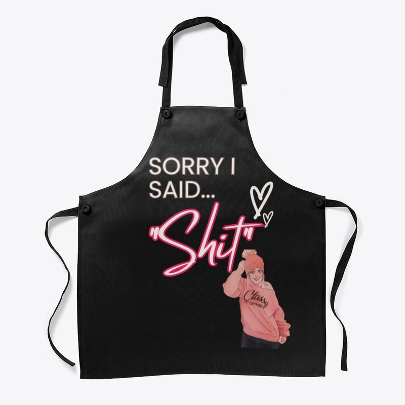 Sorry I said "Shit" - White font