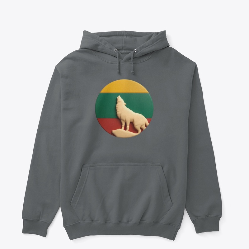 Wolf Howling at the Moon