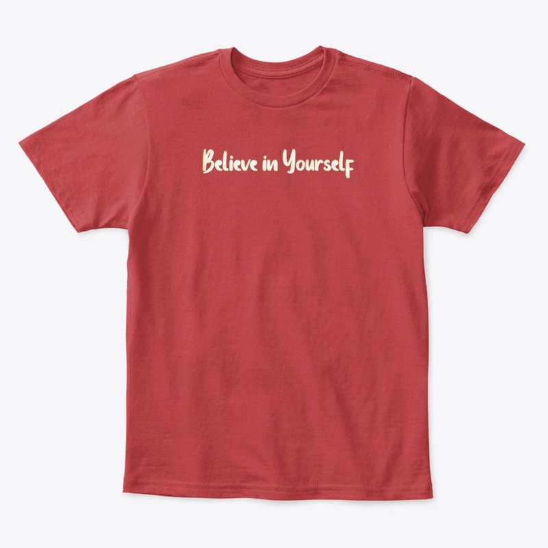 Youth Printed TShirt Believe in Yourself