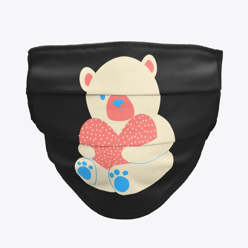 Pink Heart Teddy Bear. 