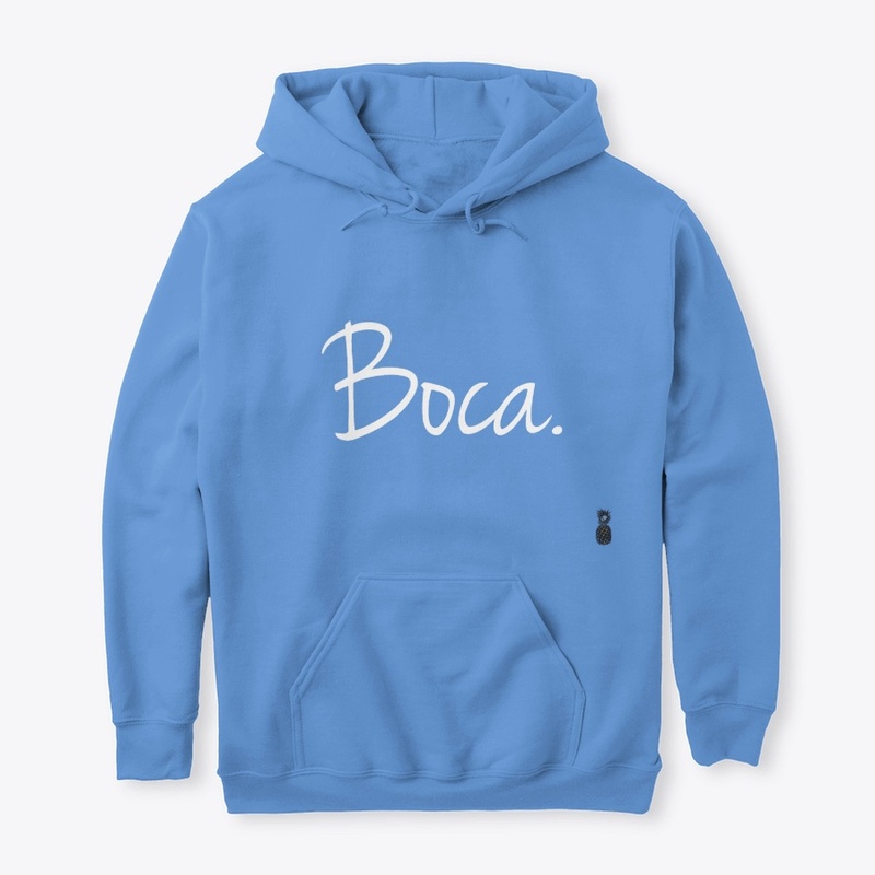Light Blue Boca Pullover Hoodie