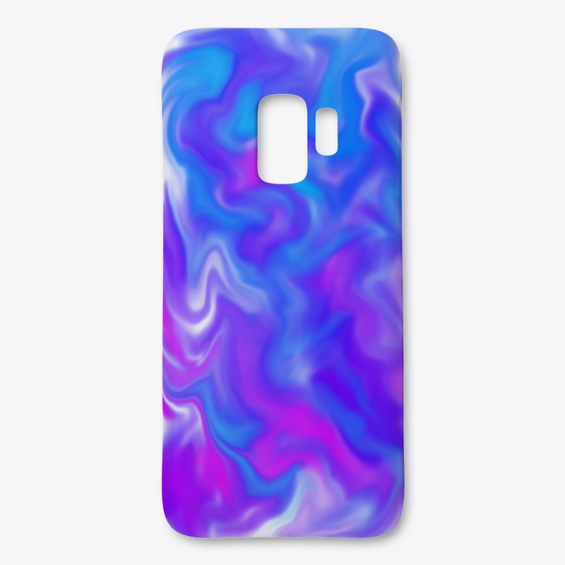 Purple/Blue Water Marbling