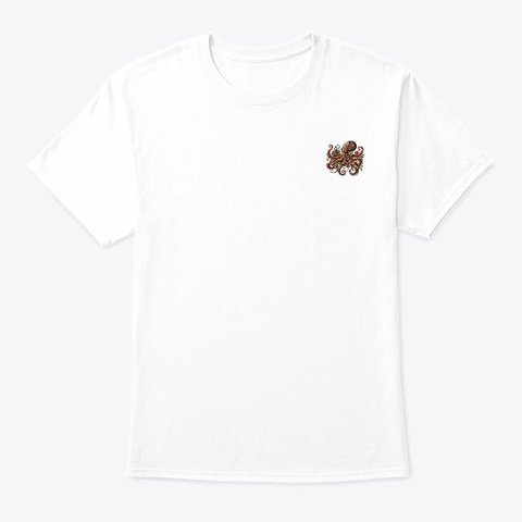Branzilla Classic Tee   Art Capsule White Maglietta Front