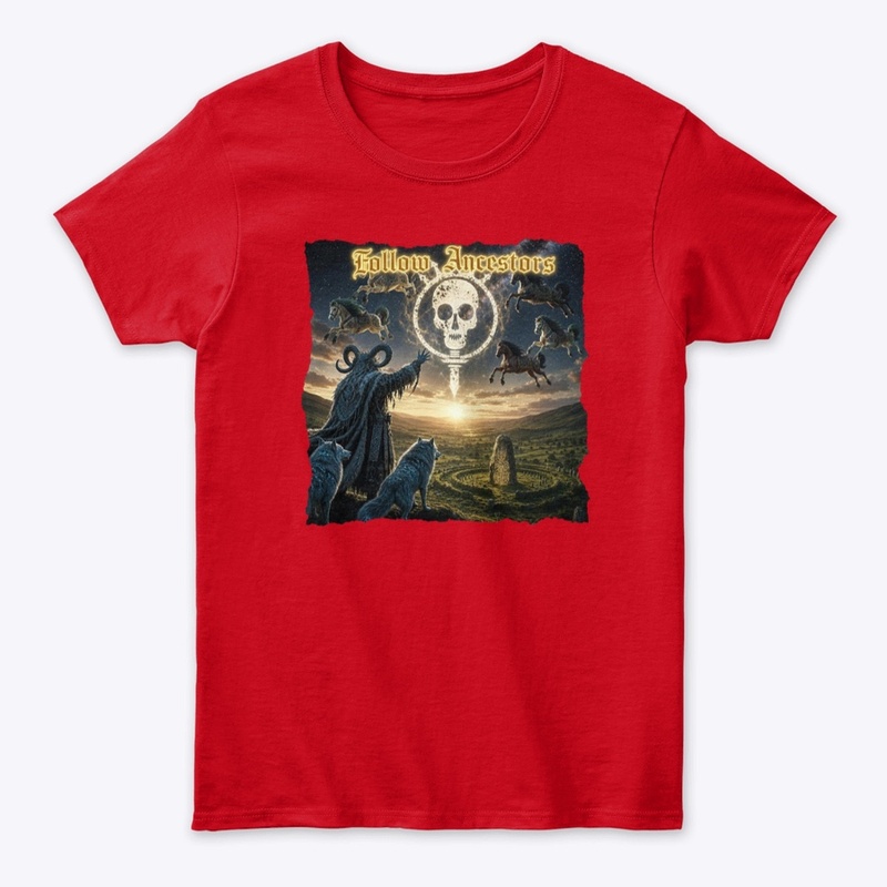 Follow the Ancestors Nordic Myth Tee