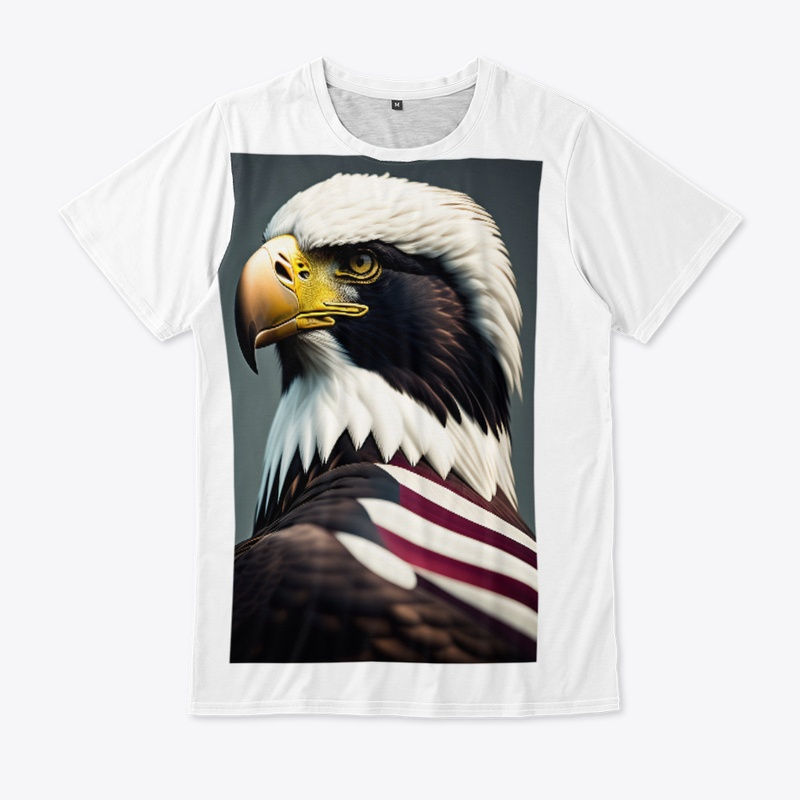 US fly high T-shirt design