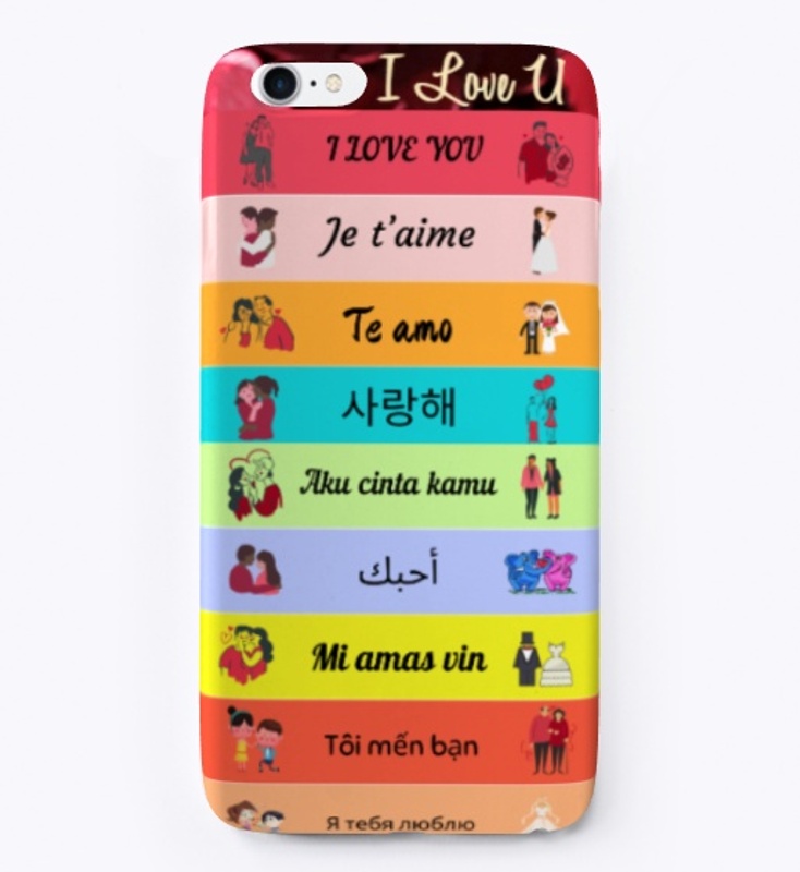 I love you  iPhone case