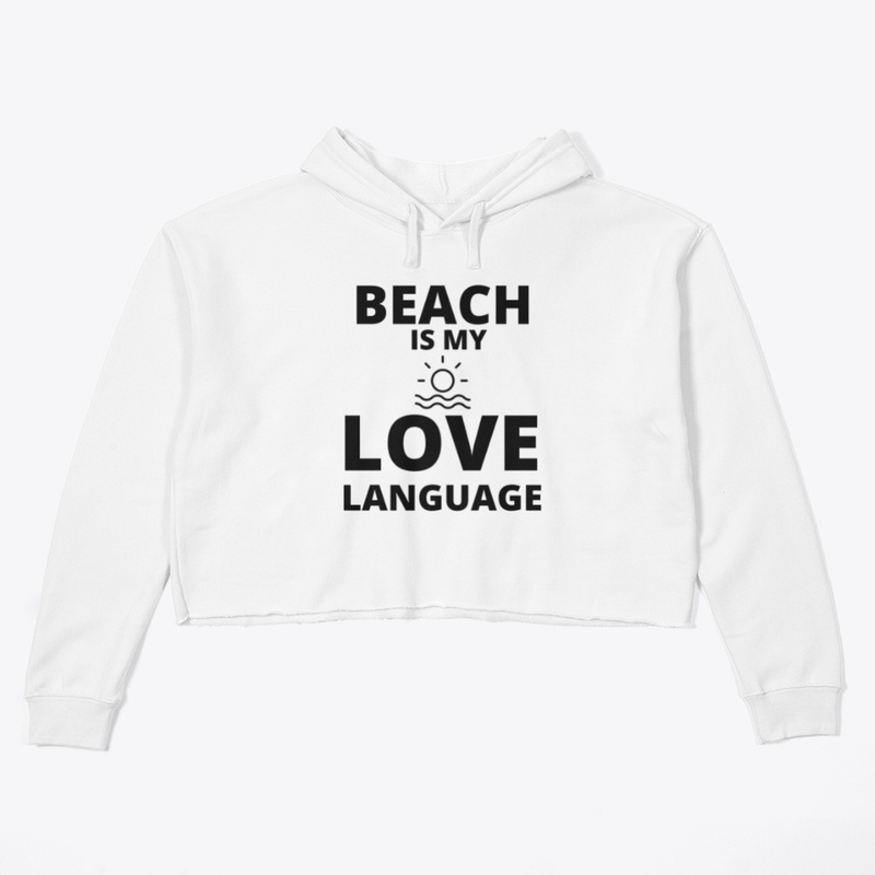 Beach is my love language funny summer q