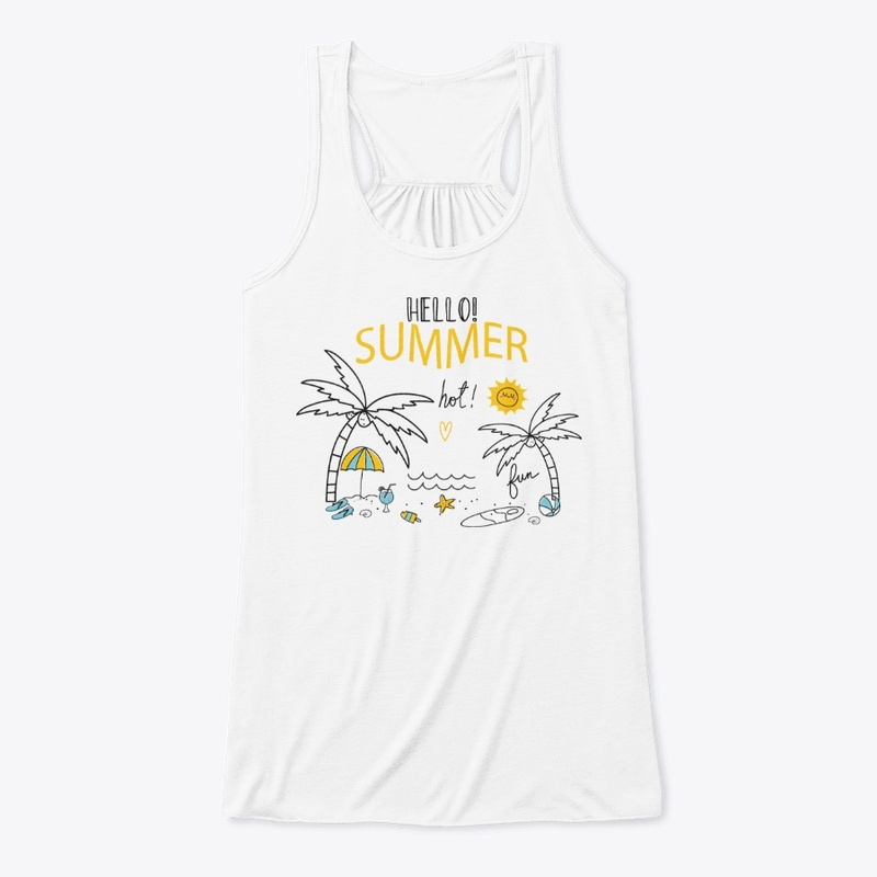 Hello Summer! T-Shirt, Summer Shirt.