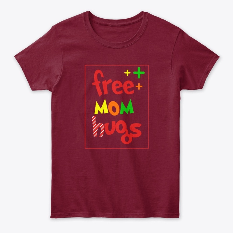 Free mom hugs pride t-shirt