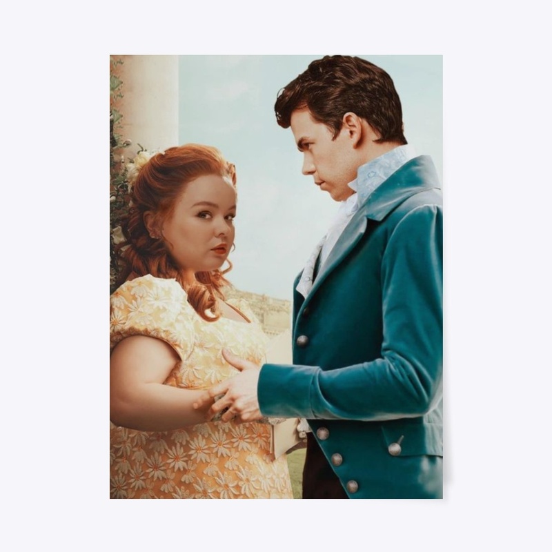 Bridgerton Love on Cotton Canvas