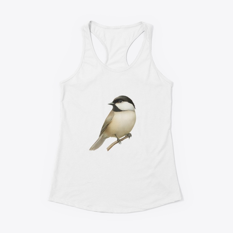 Chickadee Perched on a Branch