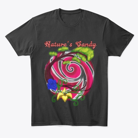 Nature's Candy Black T-Shirt Front