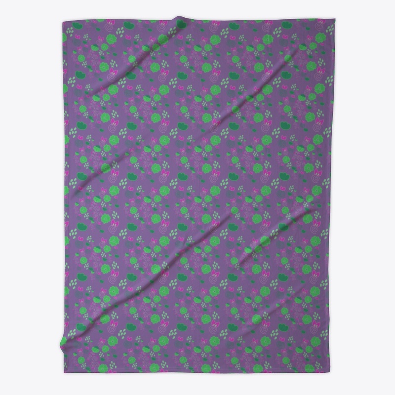 summer colorful motif  purple