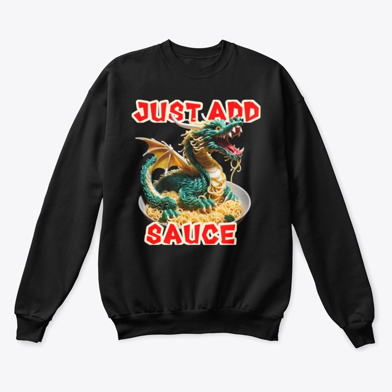 Just add sauce funny dragon noodles 