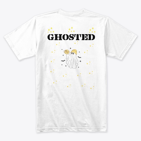 Ghosted Tee Shirt White Maglietta Back
