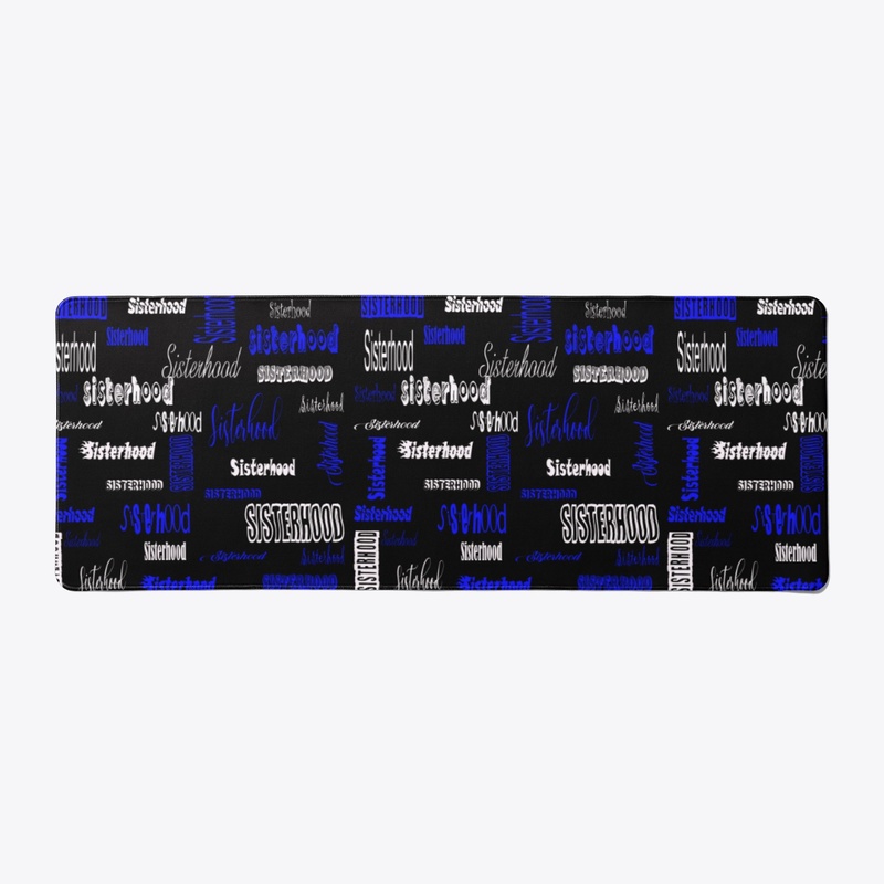 White, Black and Blue Sisterhood Design 