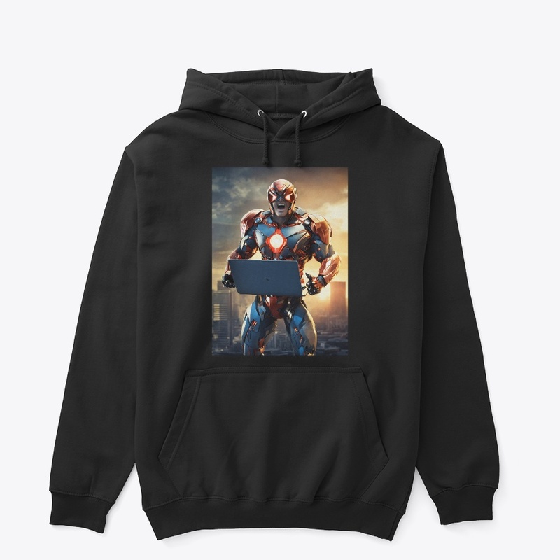 Screaming Cyborg Hero T-Shirt