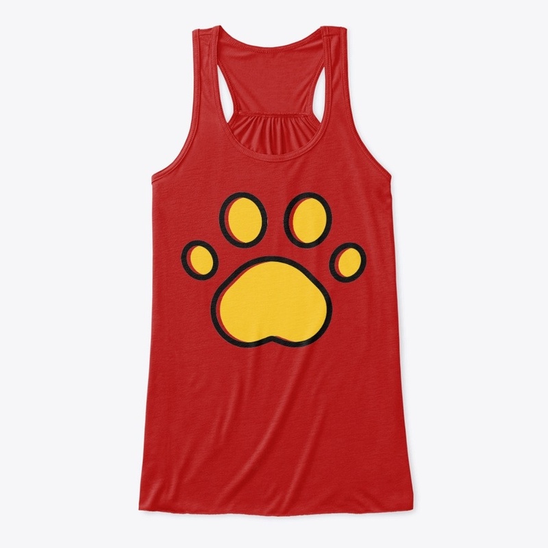 Yellow hand dog