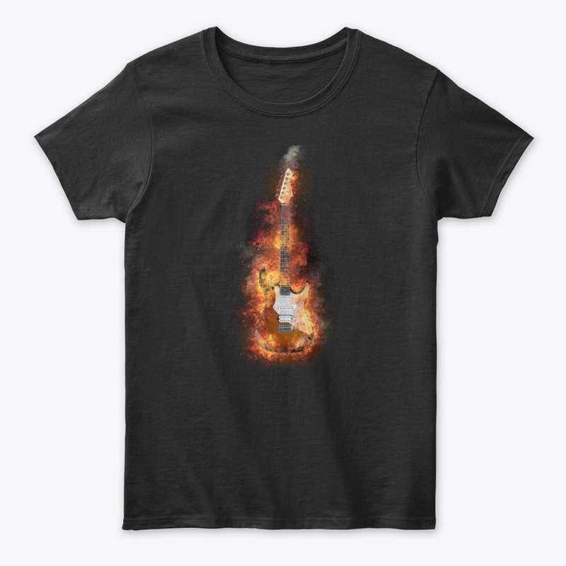Flaming guitar 2 