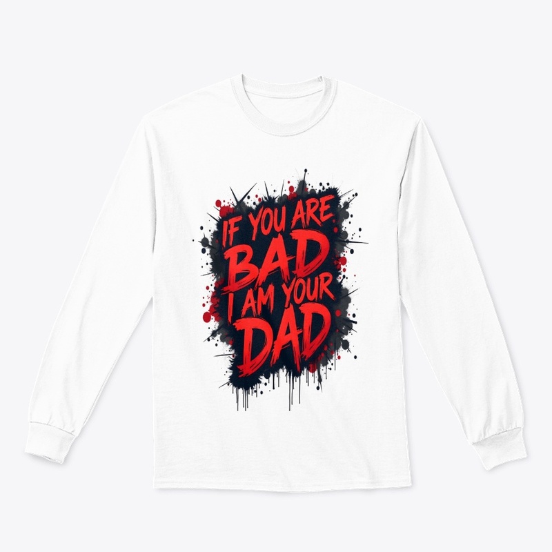 Bold Dad Joke Graffiti Streetwear Design