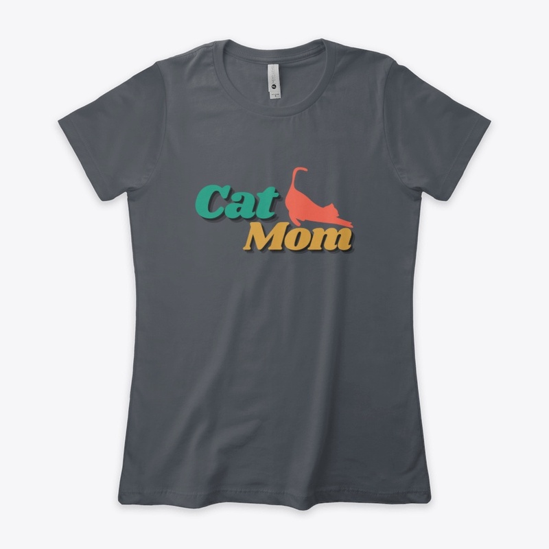 Retro Cat Mom Tee