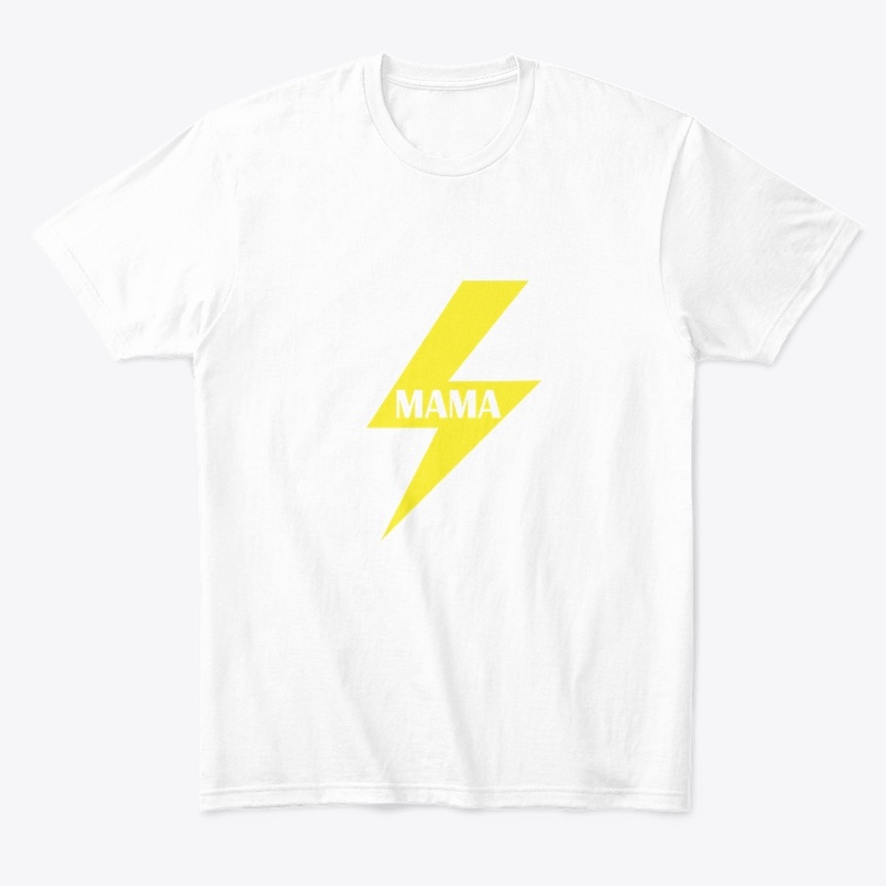 Women's Mama Lightning Bolt Print