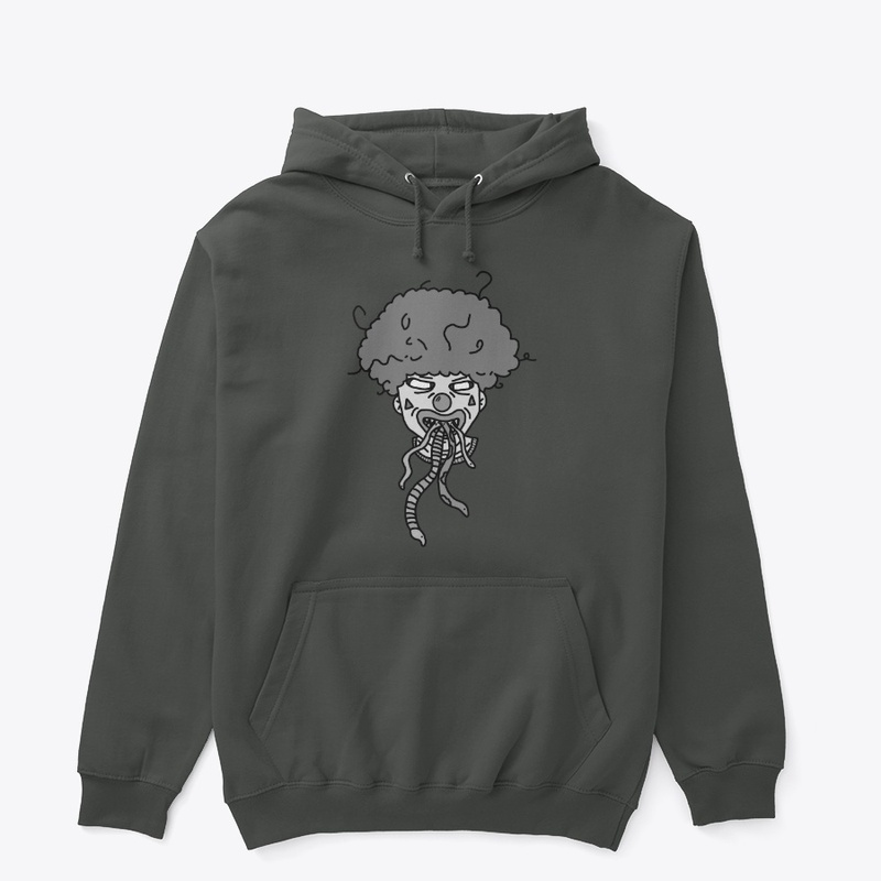 Clown and Snakes Tops (BW)