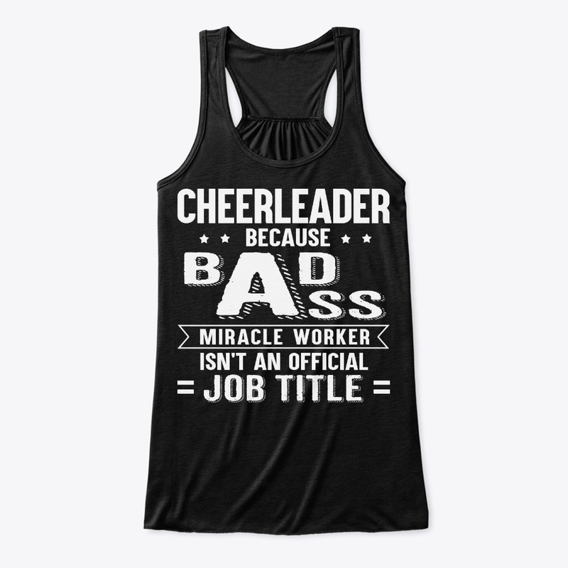 Funny Cheerleader Gift Miracle Worker