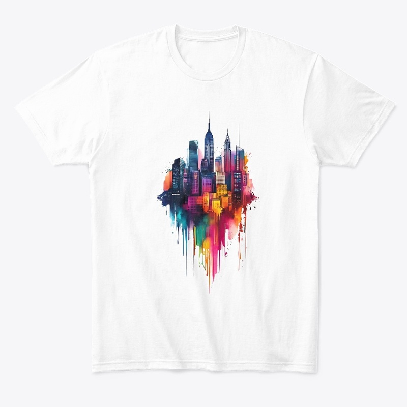 Neon Skyline Splash