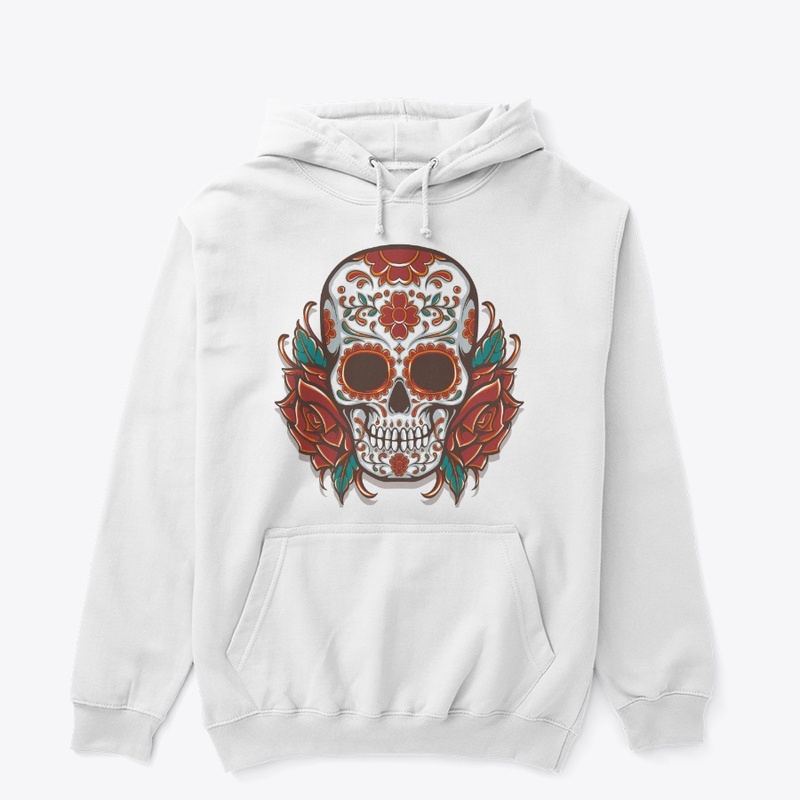 Sugar Skull Day Of The Dead Cool Bone