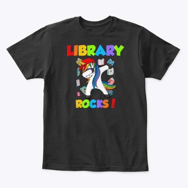 Dabbing Library Rocks Unicorn Last Day