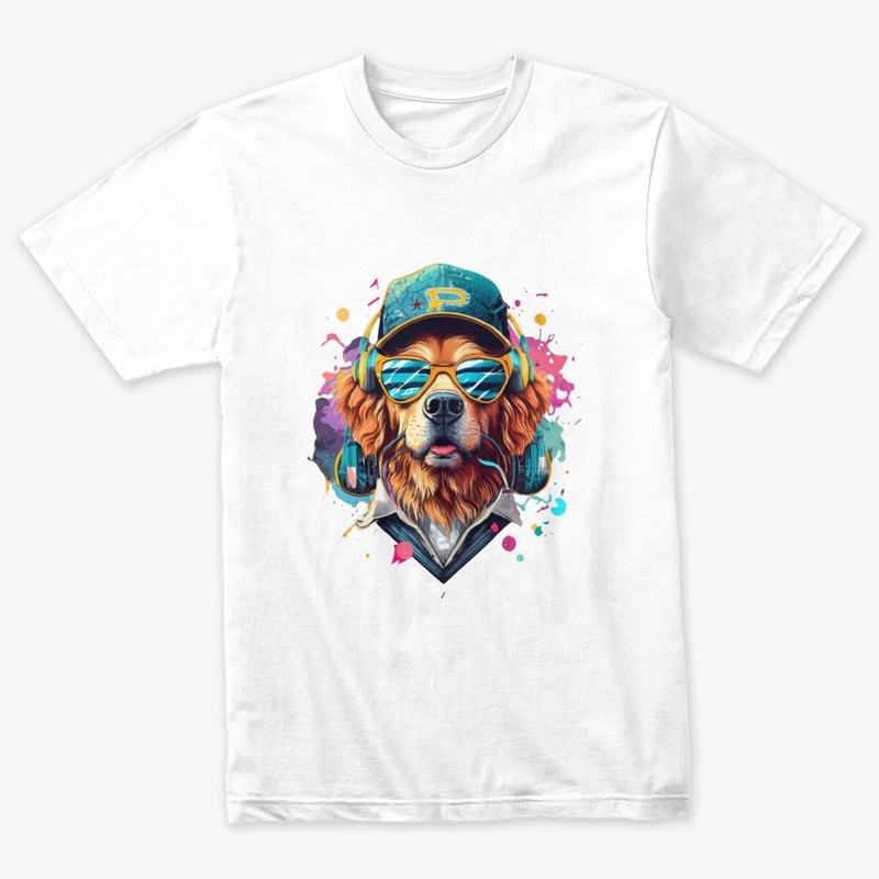 Paws and Play: Groovy Dog DJ Tee 🐾🎧