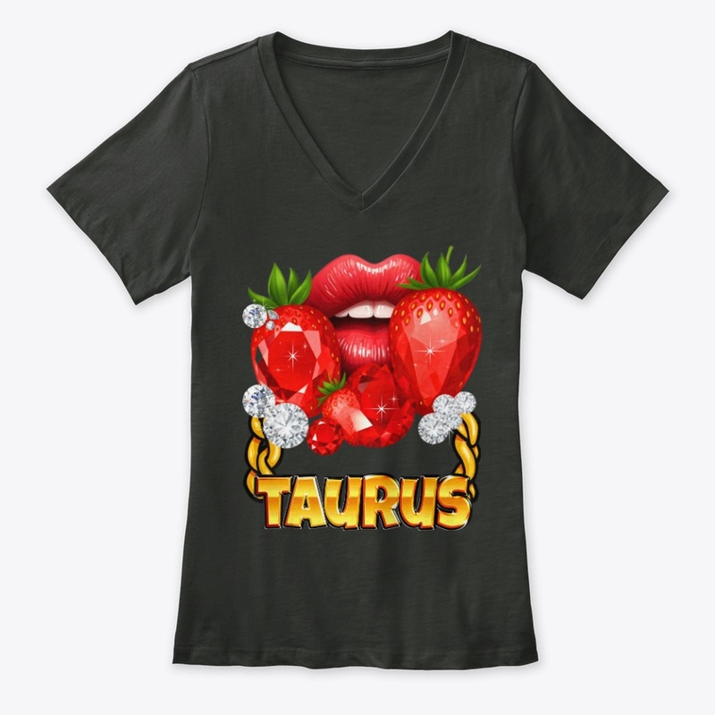 Taurus Gold Chain Lips