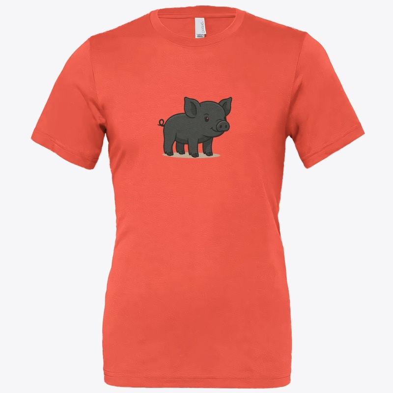 Black Pig Tee – Silent Drop